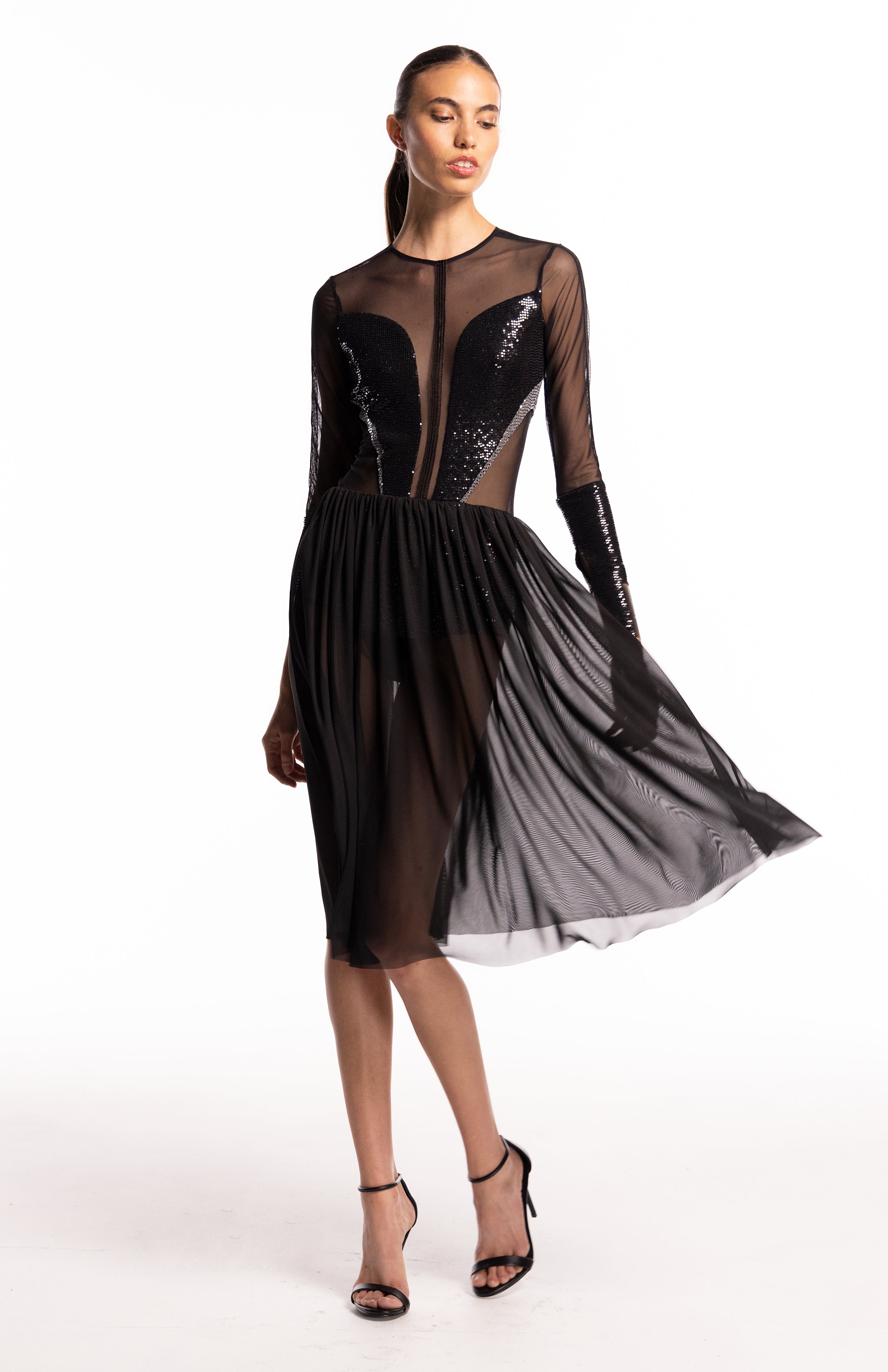 Sheer Cocktail Dresses